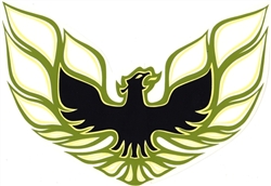 Image of 1973 - 1978 Firebird Rear Center Spoiler Bird Decal, 7.2"