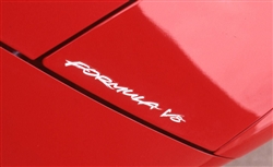 Image of 1993 - 1994 Firebird "Formula V8" Rear Bumper AND Headlight Cover Decals Set, Silver