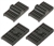 Image of 1970 - 1981 Firebird Rear Leaf Spring Insulator Mounting Pads, Set of 4