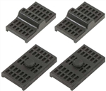 Image of 1970 - 1981 Firebird Rear Leaf Spring Insulator Mounting Pads, Set of 4