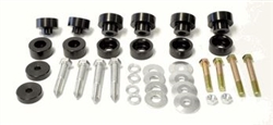 Image of 1974 - 1981 Firebird Solid Billet Aluminum Interloc Body Mount Bushings Set, Stock Height