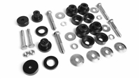 Image of 1970 - 1973 Firebird Subframe Body Mount Bushings Set, Self-Locking Interlock Style, Factory Height