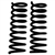 Image of 1970 - 1981 Firebird Detroit Speed 2 Inch Drop Front Coil Springs Set, Pair