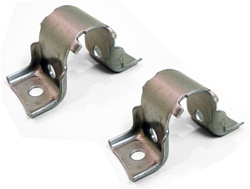 Image of 1967 - 1981 Firebird Front Sway Bar Bushing Brackets Set, Tab Style Pair USA Made