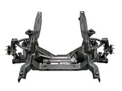 Image of 1967 - 1969 Firebird Detroit Speed Subframe Kit, DSE Hydroformed, Bare Metal and Unassembled