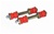 Image of 1993 - 1997 Firebird Front Sway Bar End Link Set, Red Polyurethane