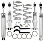 Image of 1967 - 1969 Firebird Front Viking Performance Double Adjustable Aluminum Shock Coilover Kit & Matching Rear Smooth Shocks for Multi Leaf, Choose Spring Rate