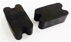 Universal Front Coil Spring Repair Riser Booster Rubber Lift Blocks, 2"