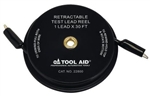 Image of Firebird Retractable Test Lead Reel Jumper Wire with Alligator Clips, 1 Lead x 30 Feet