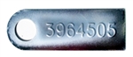 Image of 1967 - 1968 Firebird Muncie Transmission ID Tag M-21, 3964505