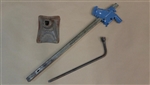 Image of 1967 - 1969 Firebird Trunk Bumper Jack Mast Assembly Kit, Original GM Used