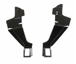 Image of 1967 - 1969 Firebird Coupe Rear Window Package Tray and Seat Divider Metal Extension Support Braces, Pair