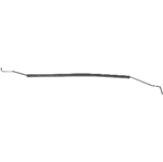 Image of 1967 - 1969 Firebird Trunk Deck Lid Hinge Torsion Spring, Right Hand, With Rear Spoiler