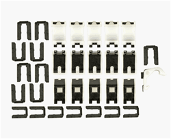 Image of 1967 - 1969 Firebird Convertible Top Boot Clip Set, High Quality USA Made, 16 Piece Set