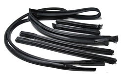 Image of 1987 - 1992 Firebird Convertible Top Rubber Weatherstrip Kit