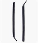 Image of 1967 - 1969 Firebird Quarter Glass Window Rubber Seal Weatherstrips, Pair