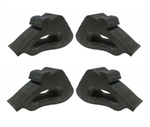 Image of 1982 - 1992 Firebird & Trans Am Hood Side Rubber Bumper Stopper Kit, 4 Piece Set 10017997