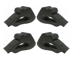 Image of 1982 - 1992 Firebird & Trans Am Hood Side Rubber Bumper Stopper Kit, 4 Piece Set 10017997