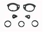 Image of 1967 - 1969 Firebird Door Handle and Lock Gasket Set