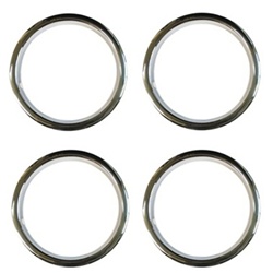 Image of Trim Rings 15 X 6 Stainless Steel, Set of 4