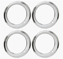 15 x 6 Rally Wheel Trim Rings Set OE Premium Style