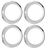 Image of Firebird 14 X 7 Rally Wheel Trim Rings, Set of 4