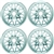 Image of 1978 - 1981 15" x 8" Firebird Snowflake Silver Wheel, Set of 4