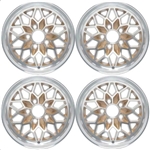 Image of 1978 - 1981 15" x 8" Firebird Snowflake Gold Wheel, Set of 4