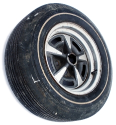 Image of 1969 Rally Wheel with White Wall Tire "JK", Original GM Used