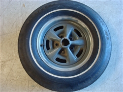 Image of 14" Rally Wheel with Goodyear Wide Tread Whitewall