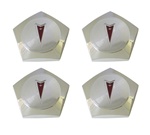 Image of 1971 - 1976 Pontiac Firebird and Trans Am Honeycomb Wheel Center Caps, Set of 4