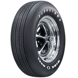 Firestone Wide Oval RADIAL with Raise White Letters, FR70-14