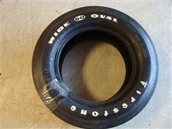 Image of Firestone Wide Oval F60 X 15 Tire, Vintage NOS