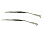 Image of 1967 - 1969 Firebird Windshield Wiper Arms and Blades Kit for Convertibles, Stainless Finish