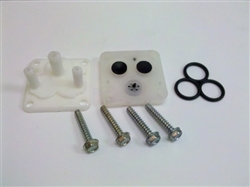 Image of 1970 - 1981 New Windshield Washer Pump Repair Kit w/ Correct White Head