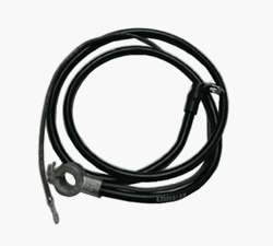 Image of 1967 - 1968 Firebird 6 Cylinder Battery Cable, Negative with Air Conditioning