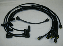 Image of 1967 Pontiac Firebird V8 Engine Spark Plug Wire Set, Date Coded 1-Q-67 with A/C