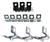 Image of 1969 Firebird Brake Line Clips Set, 12 Pieces