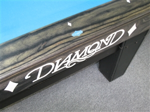 DIAMOND Pro-Am 9 Foot Charcoal Pool Table
