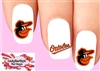 Baltimore Orioles Baseball Assorted Waterslide Nail Decals