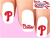 Philadelphia Phillies Baseball Assorted Set of 20  Waterslide Nail Decals