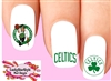 Boston Celtics Basketball Assorted Set of 20 Waterslide Nail Decals