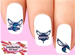 Charlotte Hornets Basketball Assorted Set of 20  Waterslide Nail Decals