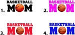 Basketball Mom Set of 20 Waterslide Nail Decals