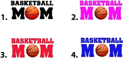 Basketball Mom Set of 20 Waterslide Nail Decals