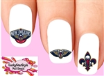 New Orleans Pelicans Basketball Assorted Set of 20 Waterslide Nail Decals