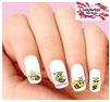 Queen Bee with Crown Assorted Set of 20 Waterslide Nail Decals