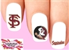 Florida State Seminoles Assorted Set of 20 Waterslide Nail Decals