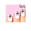 Cowgirls Rule Riding Horse Set of 20 Waterslide Nail Decals