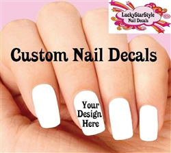 Custom Waterslide Nail Decals - Your Design or Idea